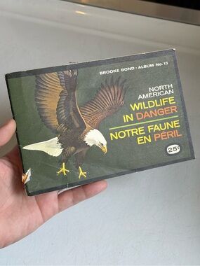 North American Wildlife in Danger Brooke Bond Album No. 13 Vintage Red Rose Tea